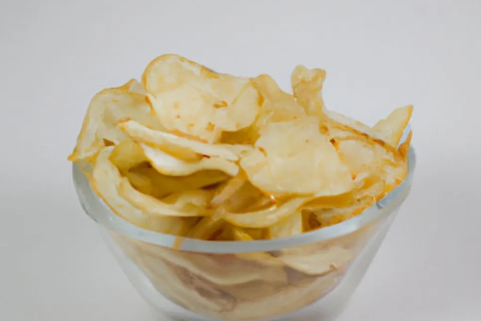 Batata Chips Crocante de Microondas