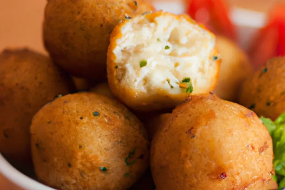 Bolinho de Bacalhau light para dieta Low Carb