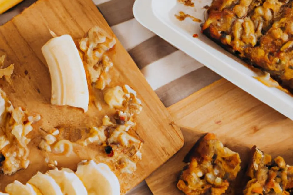 Bolo de Banana com Granola Low Carb