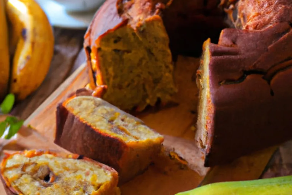 Bolo de casca de banana Low Carb