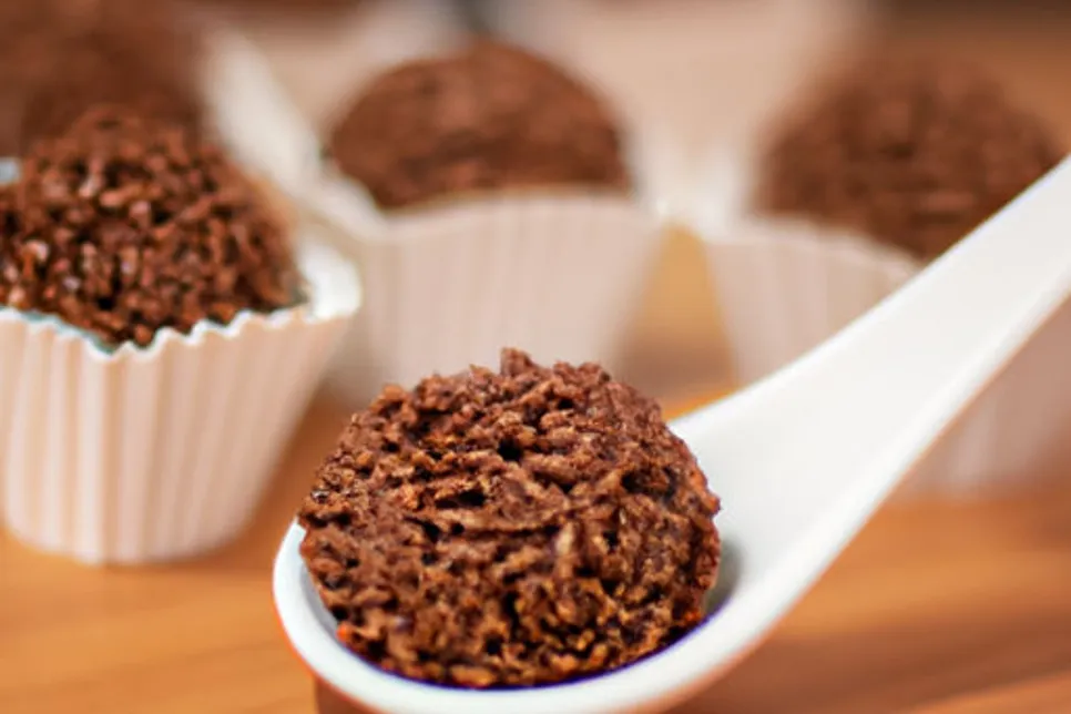 Brigadeiro Low Carb com creme de leite