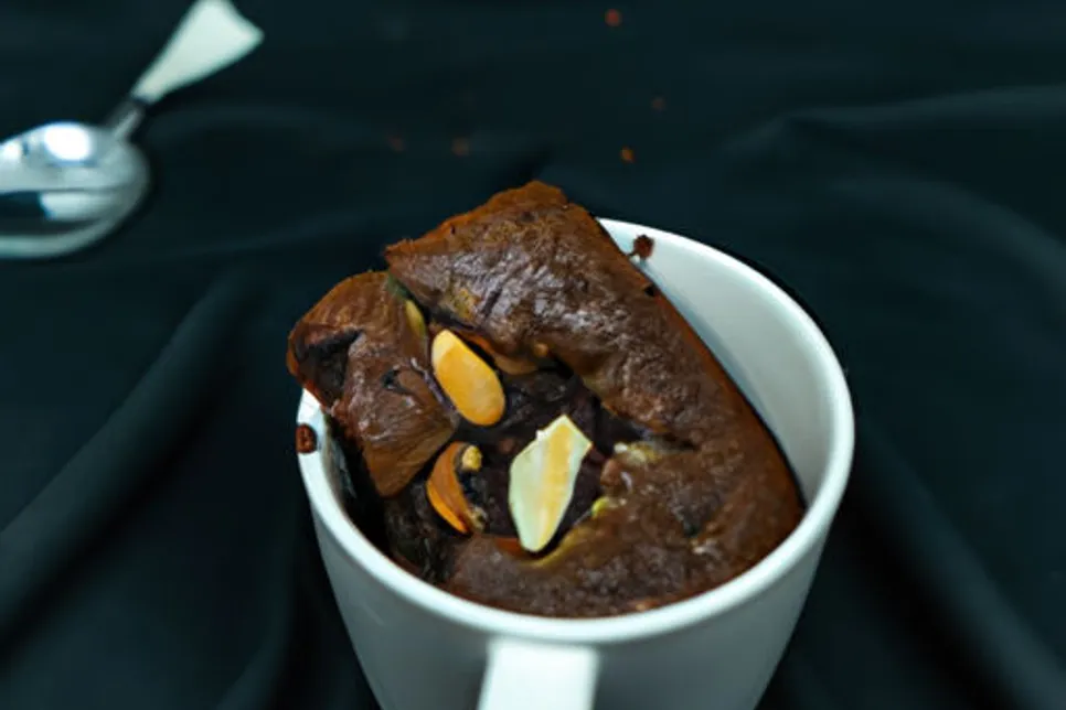 Brownie de caneca de micro-ondas