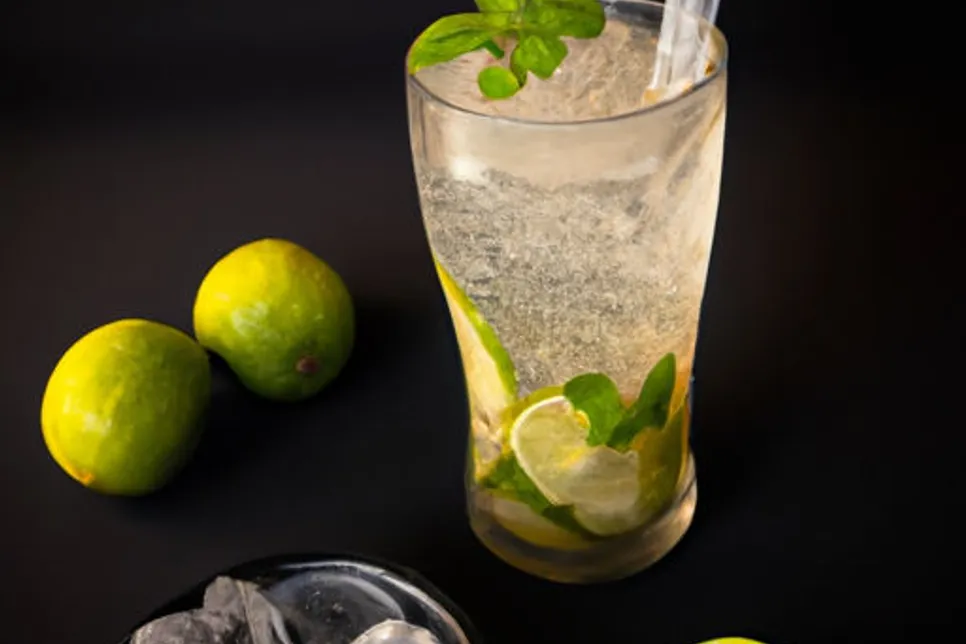 Caipirinha low carb refrescante e sem álcool