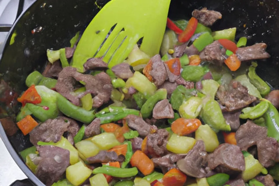 Carne com Legumes Low Carb na Panela de Pressão