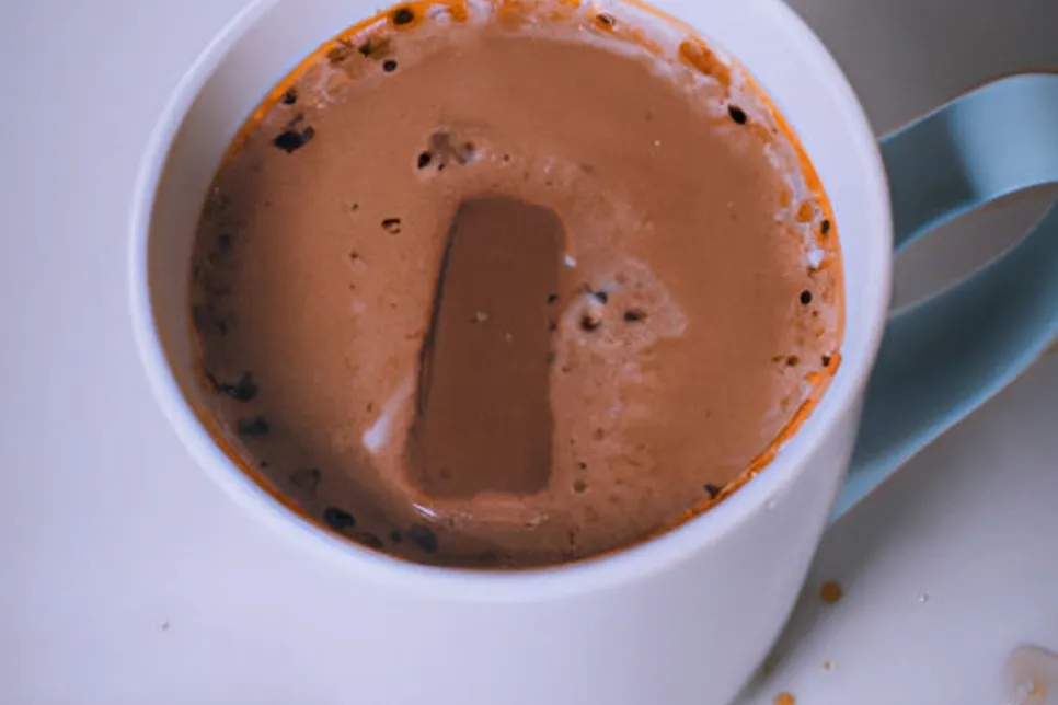 Chocolate quente low-carb sem lactose