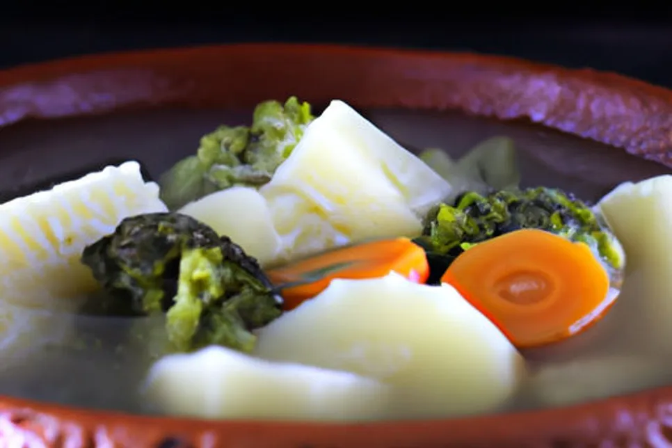 Caldo de Aipim Delicioso