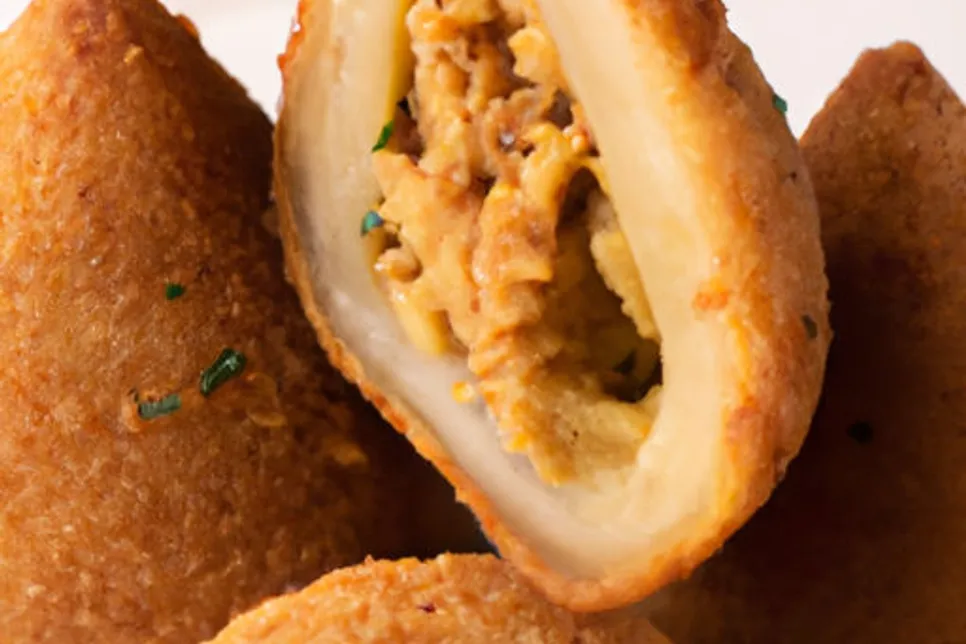 Coxinha vegana low carb