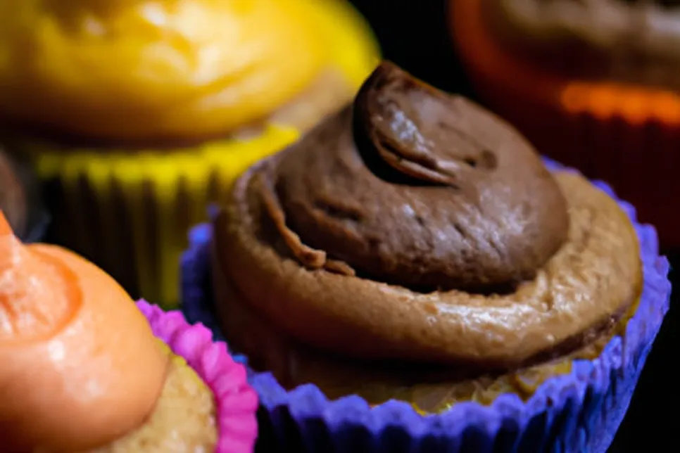 Cupcake Low Carb sem Glúten, sem Ovos e sem Lactose