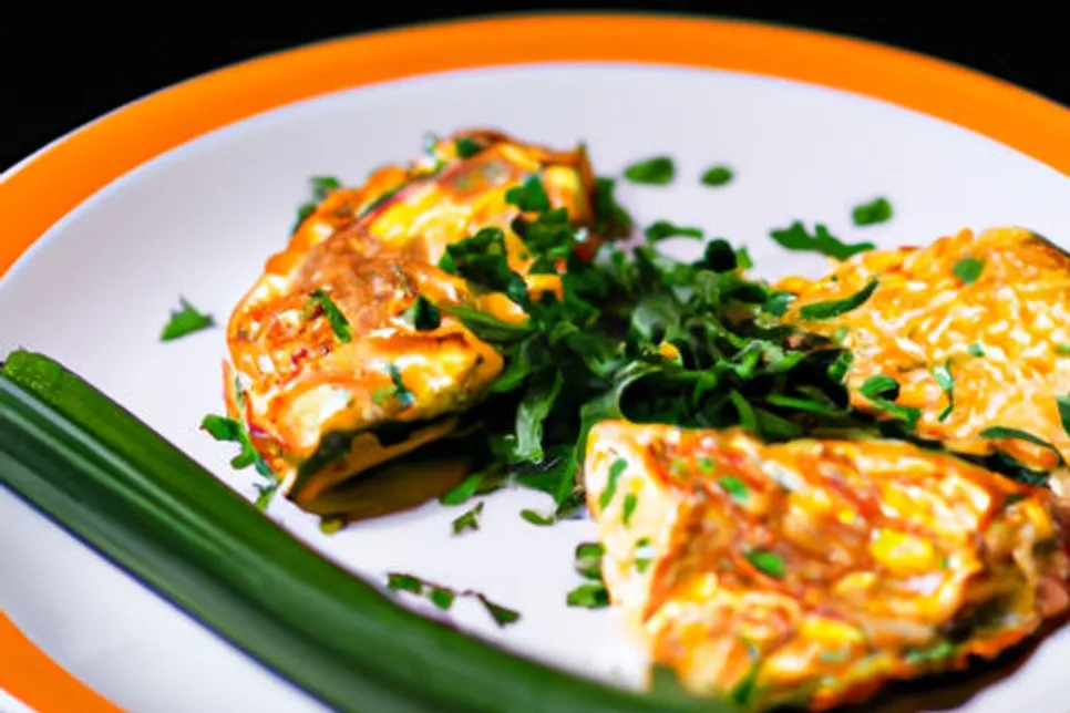 Omellete de abobrinha para levar a vida low carb!