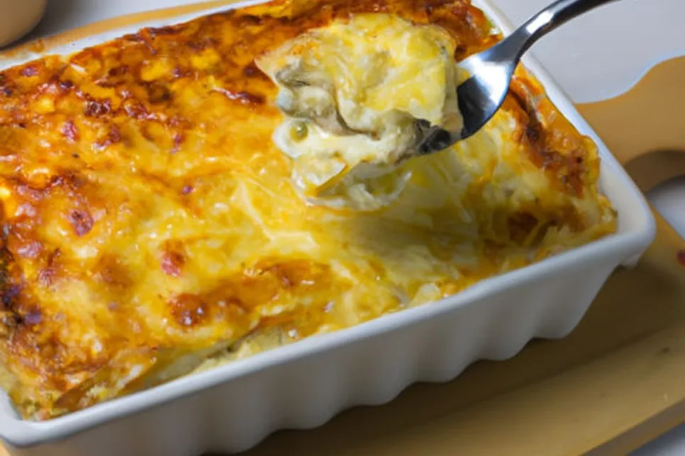 Palmito gratinado baixo em carboidratos