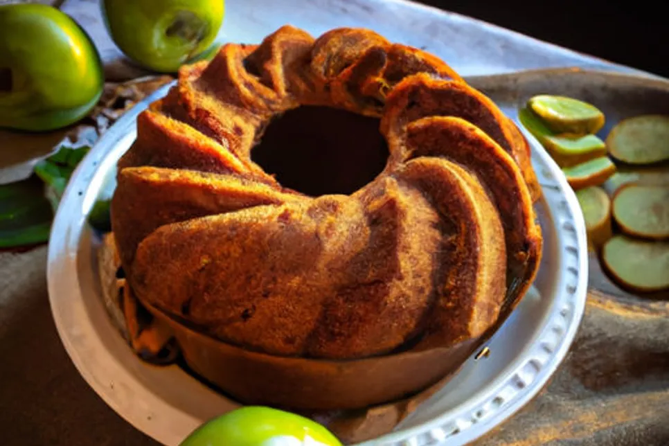 Bolo de Maçã com Canela e Aveia - Uma Delícia Low Carb