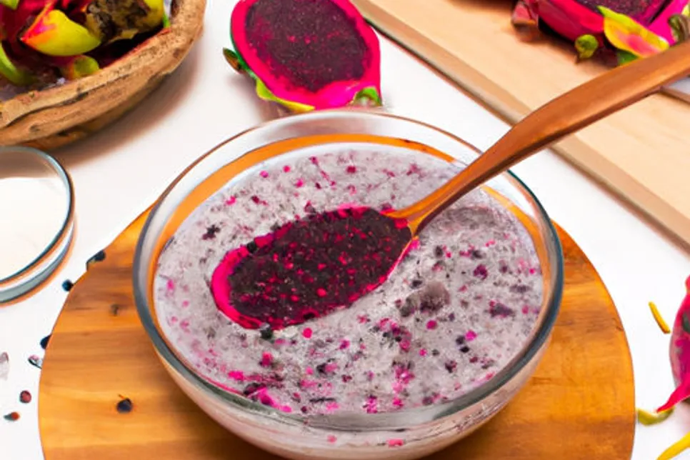 Creme Low Carb de Pitaya Fácil e Delicioso