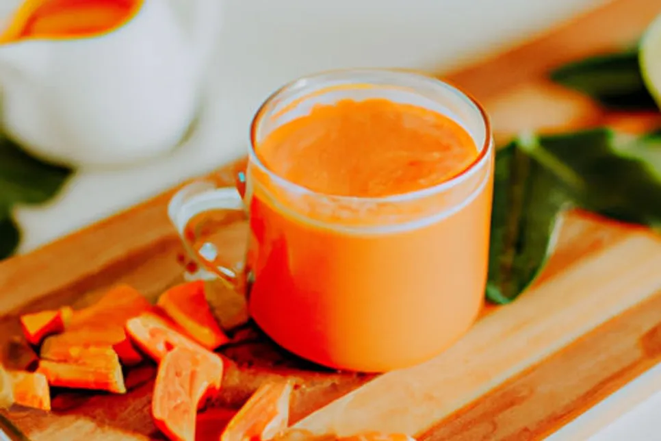 Suco de Mamo com Laranja, o Detox perfeito!