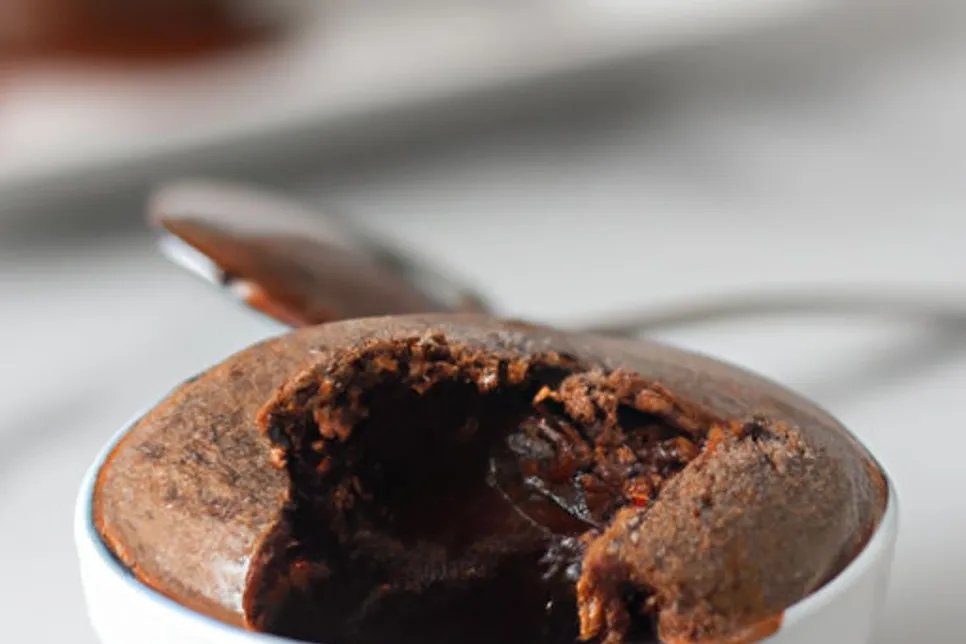 Sufle de Chocolate Low-Carb