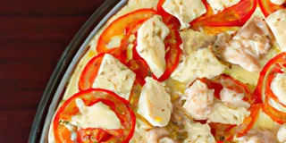 Receita Pizza Low Carb de Frango